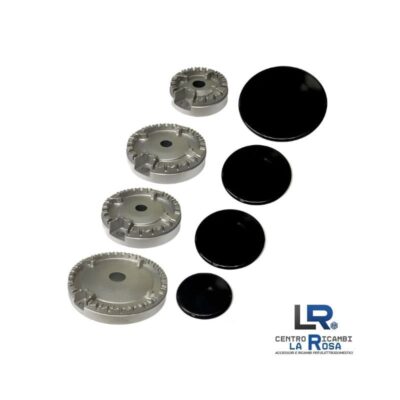 Kit 4 Bruciatori + Piattelli Piano Cottura Ariston BS02400-2 082831 390CU012
