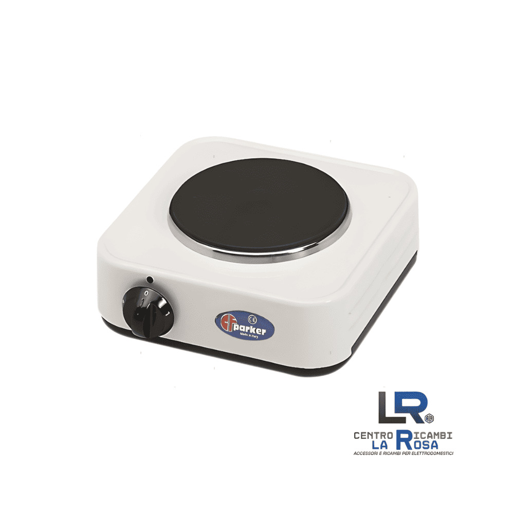 Fornello Elettrico 1 Piastra Parker 5318P 1000W Diametro 145mm Compatto 23x23