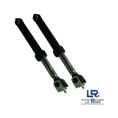 Kit 2 Ammortizzatori Lavatrice Ariston Indesit 100N con Staffette